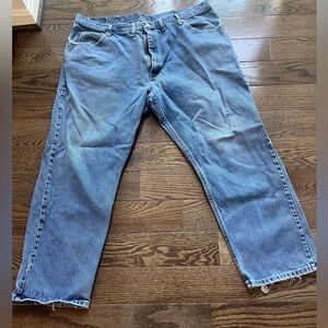 Wrangler Men's Relaxed Fit Denim Jeans 44x30